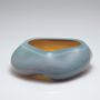 Art glass - Ocean Open Art Glass Object Bowl  - ALEXA LIXFELD