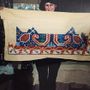 Couettes et oreillers  - Handmade silk Caucasian Embroidery , - D HOME