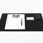 Office sets - Handbag 50x34 cm black leather - LA RUE DES ARTISANS - MAROQUINIERS