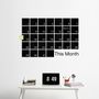 Other wall decoration - Mind Wall #M - Monthly Adhesive Panel - WEEW SMART DESIGN