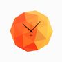 Clocks - Yellow Timeshape Wall Clock - WEEW SMART DESIGN