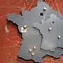 Other wall decoration - Map of France, galvanised metal - UN ESPRIT EN PLUS