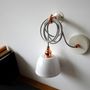 Ceiling lights - NL RESERVE MINIATURE BELL COPPER AND MATTE WHITE SET - NOOK LONDON