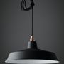 Hanging lights - NL RESERVE CLASSIC LAMP SHADE. MATTE BLACK - NOOK LONDON