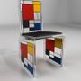 Tabourets - Collection Mondrian Chaises et Tabourets - FREDERIC JULIEN DESIGN