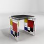 Stools - Collection Mondrian Chaises et Tabourets - FREDERIC JULIEN DESIGN