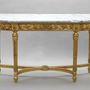 Console table - Console Louis XVI  - ATELIER D'ART MARC MORISSET