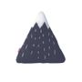 Children's bedrooms - Knitted Mountain Cushion - Grey (Medium) - HOMELY CREATURES