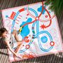 Jeux enfants - TAPIS DE JEUX - coton bio - DEUZ - TIME TO PLAY