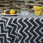 Linge de table textile - Nappe ronde et ovale - FLEUR DE SOLEIL