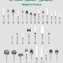 Kitchen utensils - CROISETTE flatware - ALAIN SAINT- JOANIS