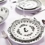 Assiettes au quotidien - COFFRET 4 ASSIETTES PLATES ALICE - LEBLON DELIENNE