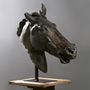 Sculptures, statuettes and miniatures - Selene's Horse Head - ATELIERS C&S DAVOY