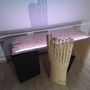 Desks - carved furniture imitating the appearance of cardboard - ATELIER DEMÉ EBENISTE SCULPTEUR