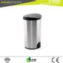 Garbage cans - Ninestars QDT-50-19 toe tap trash bin - NINESTARS