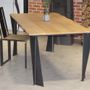 Dining Tables - NORAH table  - METAL DESIGN
