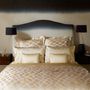 Bed linens - Rubans Gold silk cotton bed linen - GINGERLILY LTD