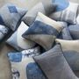 Fabric cushions - Khadi Hand Block Printed Cushions - ANHAD KHADI