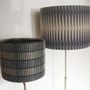 Design objects - Groove Grey Lampshade - CHALK WOVENS (UK) LTD