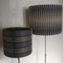 Design objects - Groove Grey Lampshade - CHALK WOVENS (UK) LTD