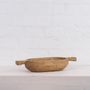 Decorative objects - MEDIUM OVAL BOWL WITH HANDLES - FUGA