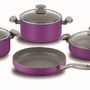 Frying pans - ERGUVAN Granite Cookware Set - KORKMAZ