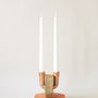 Decorative objects - Asymmetrical Candleholder Mi-cuit - BARBADINE DESIGN