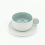 Mugs - BUTTON Medium Cup with Saucer - SUOMU DESIGN