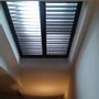 Curtains and window coverings - JASNO SHUTTERS - interior shutter with swivel blinds in glass roof and light well - JASNO
