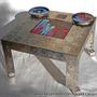 Coffee tables - Coffe Table 'Twilight above Etna' - AGIR CERAMIQUE - KERAMSTEEL