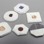 Tea and coffee accessories - Agate + Marble COASTERS - LUXURIOUS ARTS