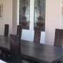 Dining Tables - Mobilier béton ciré et mosaique  - BLEU CITRON MOSAIQUES