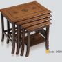 Coffee tables - WOODEN NESTABLE - HELENA WOOD ART