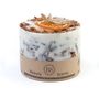 Candles - Cinnamon & Orange Scented Soy Wax Candle with Cinnamon Shredded Sticks D 9 cm H 8.5 cm - BEAUTY SCENTS