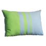 Coussins textile - Coussin rectangulaire 35 x 50 cm bleu et vert T3 - FOUTA FUTEE