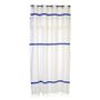 Curtains and window coverings - Flexible curtain ready to hang white with blue stripes | F3 - FOUTA FUTEE