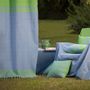 Fabric cushions - Rectangular cushion 35 x 50 cm blue and  green  - FOUTA FUTEE