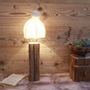 Lampes à poser - Pied de lampe collection  COP'OW en vieux bois - LES SCULPTEURS DU LAC