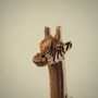 Sculptures, statuettes et miniatures - Micr'Olaf - la micro-girafe à bascule - puzzle 3D - ATELIER LUGUS