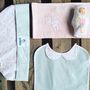 Childcare  accessories - Embroidered swaddles - LES PETITS VINTAGE