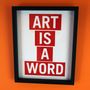 Other wall decoration - WORDS Prints + frame - CASA ALBERT