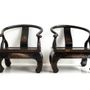 Chairs - Chinese horseshoe back armchairs - THE SILK ROAD COLLECTION