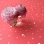 Table linen - Wipeable tablecloths Confettis Coral Pink - FLEUR DE SOLEIL