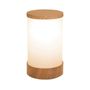 Wireless lamps - CORDLESS RECHARGEABLE TABLE LAMP WOOD - NEOZ