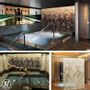 Autres décorations murales - Cloisons en verre thermoformé pour salles de bain et spas - NATACHA MONDON & ERIC PIERRE