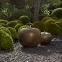 Outdoor decorative accessories - foundry bronze apple sculpture - BULL & STEIN