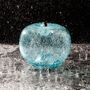 Art glass - Crackle Glass Apple  - BULL & STEIN