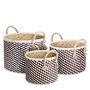 Storage boxes - Palm leaf basket Cha'sso S - A'MIOU HOME