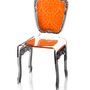 Chairs - ORANGE BAROQUE CHAIR - ACRILA