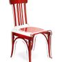 Chaises - CHAISE BISTROT ROUGE - ACRILA